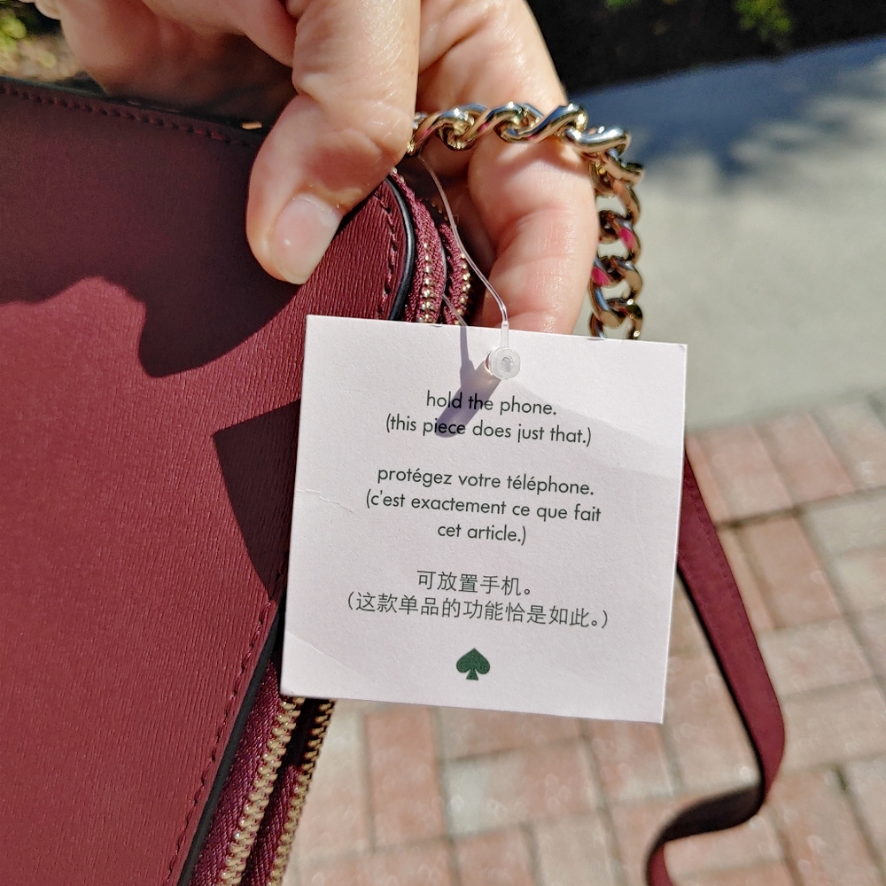 Kate Spade Floral Pup Double Zip Small Crossbody - Picture 9 of 12